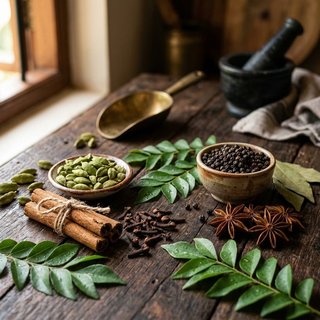 Premium whole spices from Wayanad